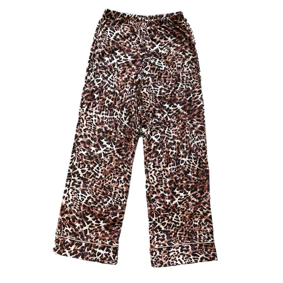 Adore Me Cheetah Print Shirt & Pants Pajama Set Womens Size S - Picture 8 of 11